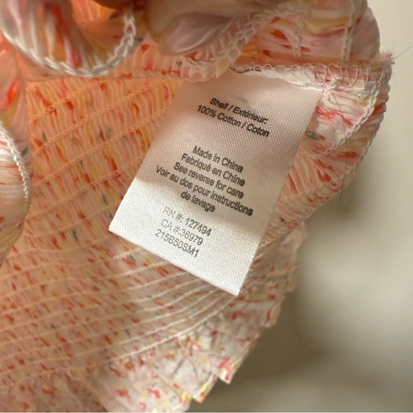 Heartloom Svea Smocked Floral Puff Sleeve Top - Medium - Picture 5 of 8